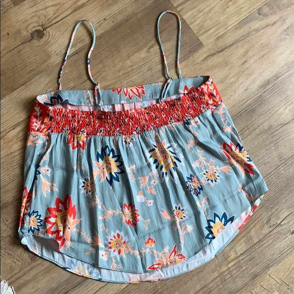 Free People True Blue Printed Cami Sz S - Picture 6 of 7